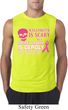 Mens Shirt Halloween Scary Breast Cancer Deadly Sleeveless Tee T-Shirt