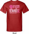 Mens Shirt Halloween Scary Breast Cancer Deadly Tall Tee T-Shirt