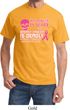 Mens Shirt Halloween Scary Breast Cancer Deadly Tee T-Shirt