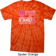 Mens Shirt Halloween Scary Breast Deadly Spider Tie Dye Tee T-shirt