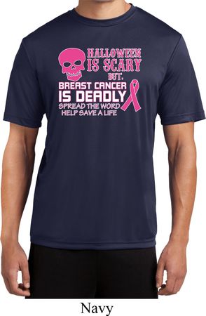 Mens Shirt Halloween Scary Cancer Deadly Moisture Wicking Tee T-Shirt