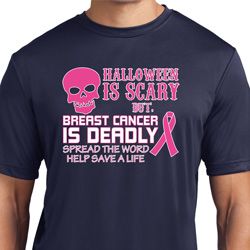 Mens Shirt Halloween Scary Cancer Deadly Moisture Wicking Tee T-Shirt