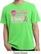 Mens Shirt Halloween Scary Cancer Deadly Pigment Dyed Tee T-Shirt