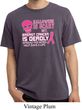 Mens Shirt Halloween Scary Cancer Deadly Pigment Dyed Tee T-Shirt