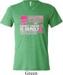Mens Shirt Halloween Scary Cancer Deadly Tri Blend V-neck Tee T-Shirt