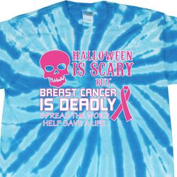 Mens Shirt Halloween Scary Cancer Deadly Twist Tie Dye Tee T-shirt