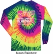 Mens Shirt Halloween Scary Long Sleeve Tie Dye Tee T-shirt