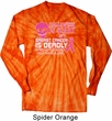 Mens Shirt Halloween Scary Long Sleeve Tie Dye Tee T-shirt