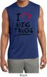 Mens Shirt I Love Big Trucks Sleeveless Moisture Wicking Tee T-Shirt