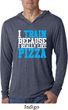 Mens Shirt I Train For Pizza Lightweight Hoodie Tee T-Shirt