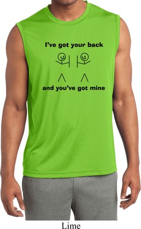 Mens Shirt I've Got Your Back Sleeveless Moisture Wicking Tee T-Shirt
