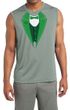 Mens Shirt Irish Tuxedo Sleeveless Moisture Wicking Tee T-Shirt