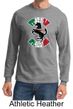 Mens Shirt Italian Stallion Long Sleeve Tee T-Shirt