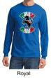 Mens Shirt Italian Stallion Long Sleeve Tee T-Shirt