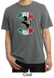Mens Shirt Italian Stallion Pigment Dyed Tee T-Shirt