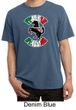 Mens Shirt Italian Stallion Pigment Dyed Tee T-Shirt