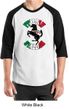 Mens Shirt Italian Stallion Raglan Tee T-Shirt