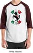 Mens Shirt Italian Stallion Raglan Tee T-Shirt