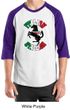 Mens Shirt Italian Stallion Raglan Tee T-Shirt