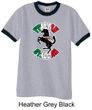 Mens Shirt Italian Stallion Ringer Tee T-Shirt