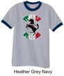Mens Shirt Italian Stallion Ringer Tee T-Shirt