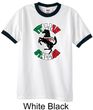 Mens Shirt Italian Stallion Ringer Tee T-Shirt