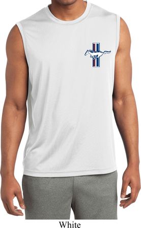 Mens Shirt Legend Lives Pocket Print Sleeveless Moisture Wicking Tee