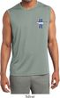 Mens Shirt Legend Lives Pocket Print Sleeveless Moisture Wicking Tee