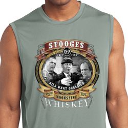 Mens Shirt Moonshine Whiskey Sleeveless Moisture Wicking Tee T-Shirt Mens Shirt Moonshine Whiskey Sleeveless Moisture Wicking Tee T-Shirt