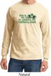 Mens Shirt My Official Drinking Shirt Long Sleeve Tee T-Shirt