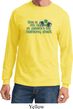 Mens Shirt My Official Drinking Shirt Long Sleeve Tee T-Shirt