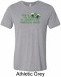 Mens Shirt My Official Drinking Shirt Tri Blend Crewneck Tee T-Shirt