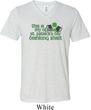 Mens Shirt My Official Drinking Shirt Tri Blend V-neck Tee T-Shirt