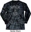 Mens Shirt Namastay In Bed Long Sleeve Tie Dye Tee T-shirt