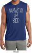 Mens Shirt Namastay In Bed Sleeveless Moisture Wicking Tee
