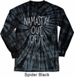 Mens Shirt Namastay Out Of It Long Sleeve Tie Dye Tee T-shirt