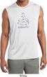 Mens Shirt Namaste Lotus Pose Sleeveless Moisture Wicking Tee T-Shirt