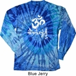 Mens Shirt OM Mani Padme Hum Long Sleeve Tie Dye Tee T-shirt