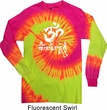 Mens Shirt OM Mani Padme Hum Long Sleeve Tie Dye Tee T-shirt