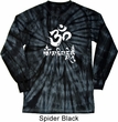 Mens Shirt OM Mani Padme Hum Long Sleeve Tie Dye Tee T-shirt