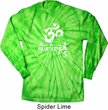 Mens Shirt OM Mani Padme Hum Long Sleeve Tie Dye Tee T-shirt