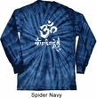 Mens Shirt OM Mani Padme Hum Long Sleeve Tie Dye Tee T-shirt