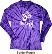 Mens Shirt OM Mani Padme Hum Long Sleeve Tie Dye Tee T-shirt