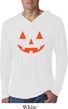 Mens Shirt Orange Jack O Lantern Lightweight Hoodie Tee T-Shirt