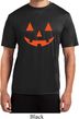 Mens Shirt Orange Jack O Lantern Moisture Wicking Tee T-Shirt