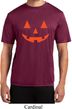 Mens Shirt Orange Jack O Lantern Moisture Wicking Tee T-Shirt