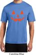 Mens Shirt Orange Jack O Lantern Moisture Wicking Tee T-Shirt