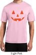 Mens Shirt Orange Jack O Lantern Moisture Wicking Tee T-Shirt