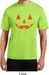 Mens Shirt Orange Jack O Lantern Moisture Wicking Tee T-Shirt