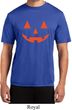Mens Shirt Orange Jack O Lantern Moisture Wicking Tee T-Shirt